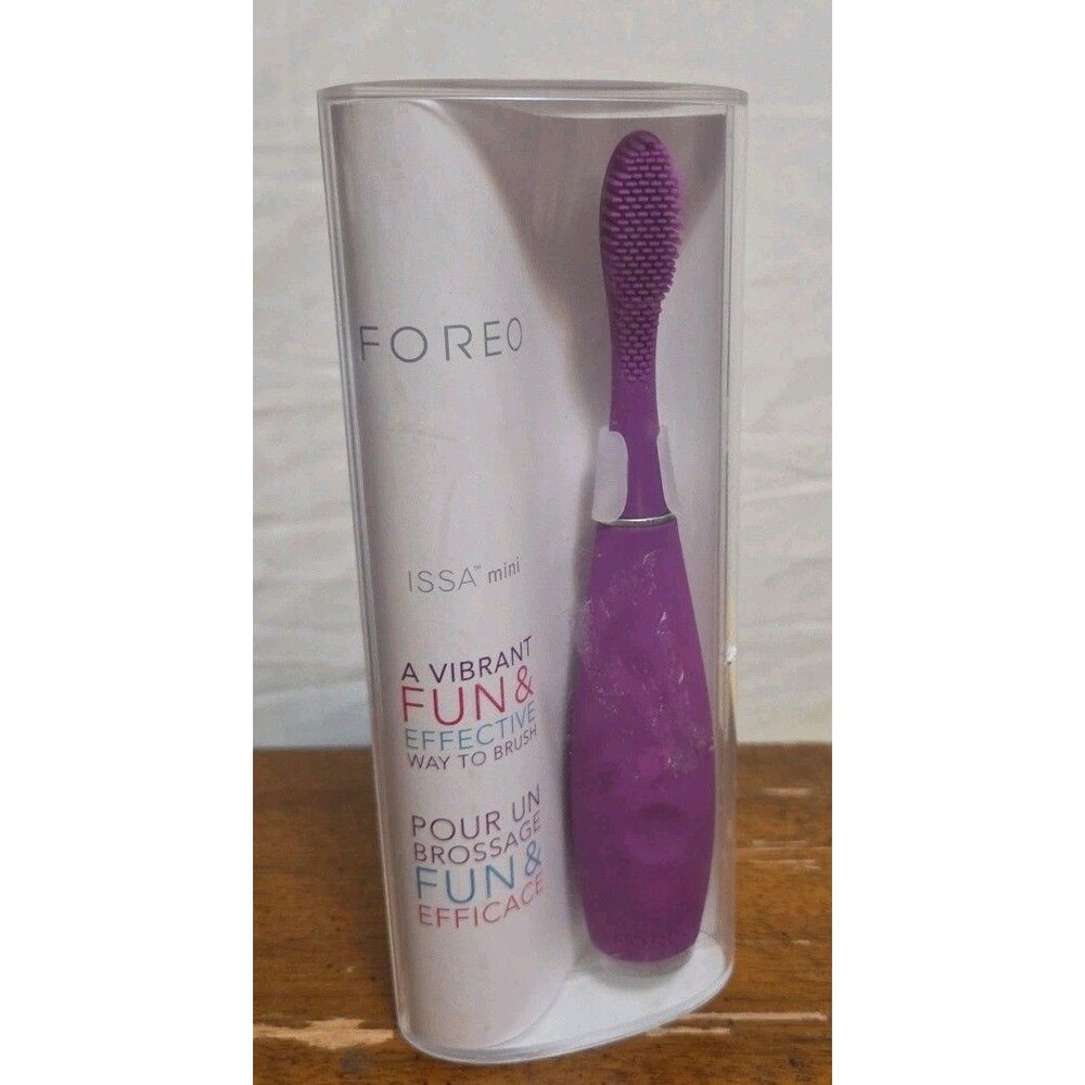 FOREO ISSA Mini Kids Electric Toothbrush Oral Care Soft Silicone Bristles VIOLET